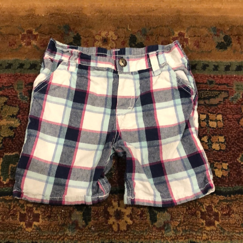 Tommy Hilfiger madras plaid 24M pants